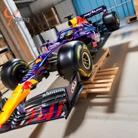 Esculturas de Fibra de Vidrio y Resina de Gran Tamaño Personalizadas de Fábrica de Autos de Fórmula Uno F1 para Colección y Exhibición de Entusiastas de Autos