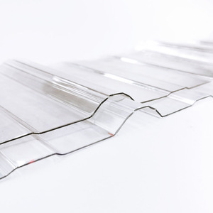 Feuilles de toit en plastique ondulées, blanc, transparent, résistant au feu, matériau de toit d'extérieur pour serre - Product Image 5
