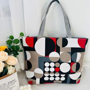 Bolsa de Mano Grande con Estampado Nuevo, Estilo Chino, Diseño Floral Artístico, para Estudiantes, Ropa, <span class=keywords><strong>Libros</strong></span>, de un Solo Hombro, para Mujer - Product Image 2