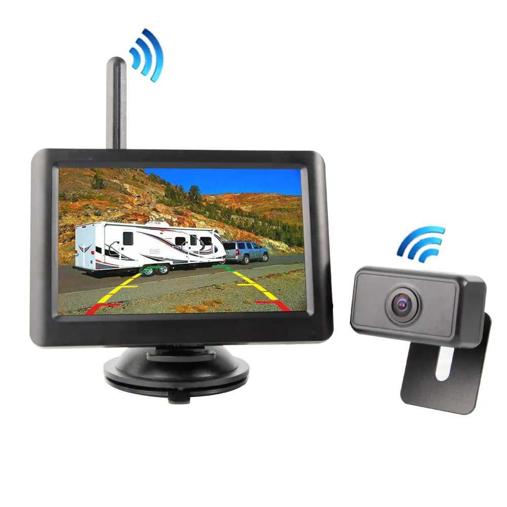 Custom Cheap Vehicle Security 700 TVL Waterproof Wireless Caravan Camera