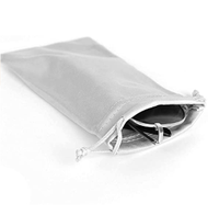 Pochette personnalisée en microfibre pour lunettes, sac souple à cordon pour lunettes de soleil, impression de logo coloré, emballage de vente au détail