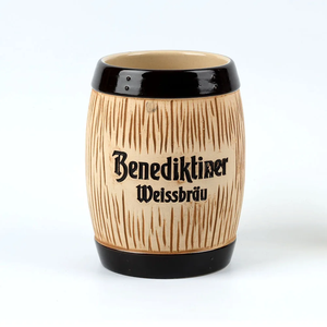 Tazza in Ceramica Personalizzata Senza Manico per Birra con Logo Personalizzato - Product Image 2