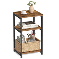 Table console haute moderne en fer avec rangement, petite table d'appoint pour salon, chambre, appartement, salle à manger, meubles de maison