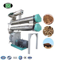 Rongda 8 t/h Machine de fabrication de granulés pour animaux Granulateur Machine de fabrication de granulés pour litière de chat Moulin à granulés avec CE