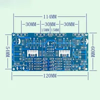 Amplificateur arrière mono 200W haute puissance, carte amplificateur à deux tubes 1943 + 5200, produit fini