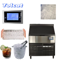 Machine à glace en tubes de haute qualité, la plus vendue, 100 kg, pour bars, avec technologie de fonte lente et d'efficacité énergétique