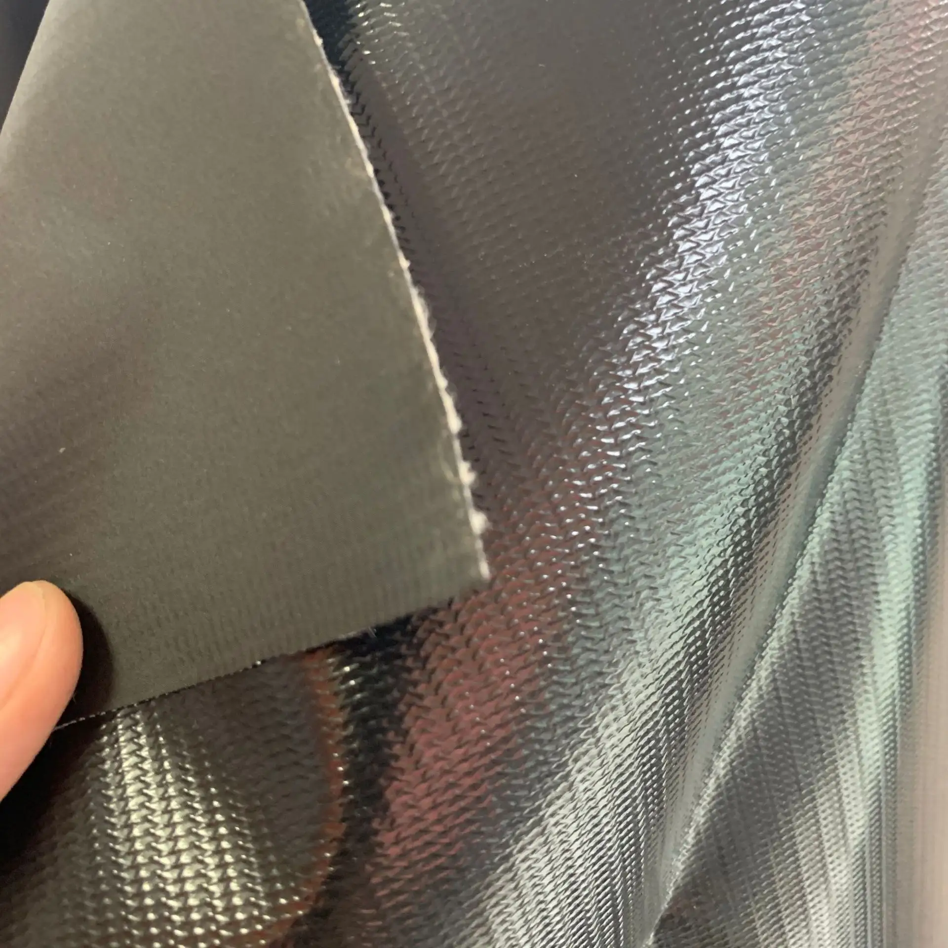 Clip de PVC, película de red directa de fabricantes, puede personalizarse, material de papelería, color transparente, rejilla pequeña, color de red