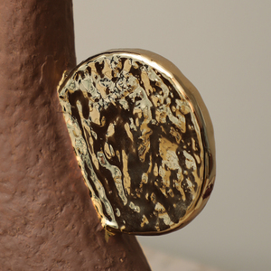 Pour Flolenco Art déco Design bouche étroite terre cuite <span class=keywords><strong>Vase</strong></span> de table en céramique poignée en or scène de montagne pour la vie intérieure de la maison - Product Image 5