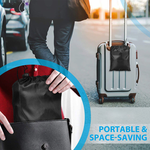 Chất Lượng Cao Tùy Chỉnh Gấp Chỗ Để Chân Chuyến Bay Xe Train Carry-On Chân Chiều Cao Du Lịch Máy Bay Chân Phần Còn lại Võng - Product Image 6