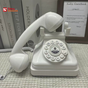 Téléphone Livre d'Or Audio Rétro Coloré pour <span class=keywords><strong>Mariage</strong></span> : Décoration de Photobooth, Enregistrement de Messages et Prise de Photos pour les Invités - Product Image 4