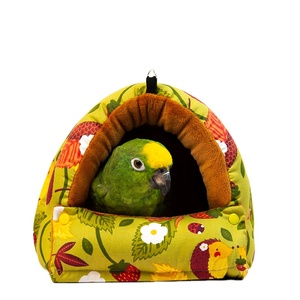 บ้านนกแขวนแบบอบอุ่น ที่นอนเปลญวนสำหรับฤดูหนาว สำหรับนกแก้ว นกบัดจี้ นกไคค์ นกเซเนกัล นกค็อกคาเทล นกคูนัวร์ - Product Image 1