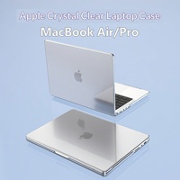 Étui de protection pour MacBook Pro, housse de protection pour ordinateur portable Apple, étui transparent en PC cristal pour ordinateur Apple