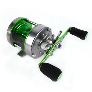 Fishing Reel 5.1:1 Gear Ratio Max Drag Power 30kg with Depth Counter Right  Hand Super Strong Trolling Reel for Saltwater Drum Reel.