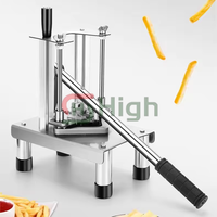 Coupe-légumes manuel multifonctionnel de haute qualité en acier inoxydable pour frites, chips, concombres et autres légumes