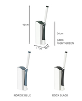 Ensemble brosse et support pour toilettes en plastique, brosse de nettoyage jetable pour toilettes, brosse de nettoyage pour salle de bain