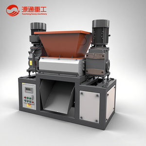 Metal Recycling Machines 50~2500 Kg/h Double-shaft Shredder Machine for <strong>Shredding</strong> Various Metal and <strong>Rubber</strong> Products - Product Image 4