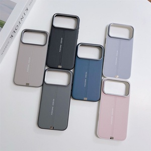 Funda Magnética de Cuero para iPhone 17 13 14 15 16 Pro Max 17 Air con Cubierta Trasera Protectora y Elevación de Lente Metálica - Product Image 2