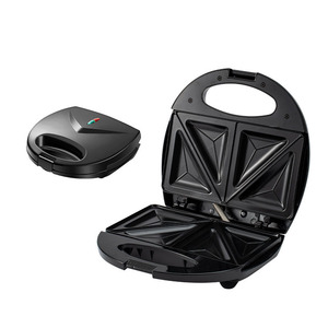 เครื่องทำแซนวิชไฟฟ้าสองด้านให้ความร้อนเครื่องทำแซนวิชสีทองสำหรับการอบอาหารเช้า - Product Image 2