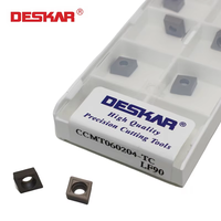 Insertos de Carburo de Alta Calidad para Tornos CNC OEM, Herramientas de Torneado de Cermet, Mecanizado CCMT060204-TC LF90, Hecho en China