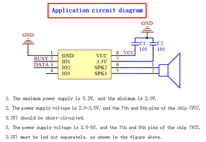 Chv30 loạt PWM/DAC đầu ra SOP8 OTP chip bằng giọng nói - Product Image 4