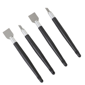 Stainless Steel Spatula Set For Phone Repair With Anti Slip Handle And Dual Tip Design For Adhesive Removal And Scraping - Product Image 1