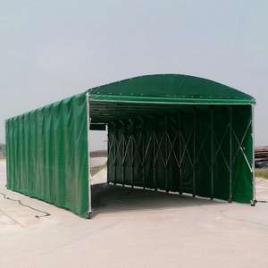 Grande tente pliable rétractable en Oxford 10x20, abri événementiel mobile durable et portable, haute résistance au feu, pour usage extérieur - Product Image 2