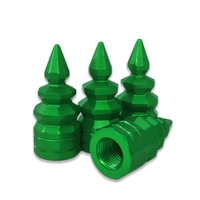 Capuchons de valve Schrader en alliage d'aluminium en forme d'arbre Hengtu, multicolores, universels, 32*13mm, pour voitures et motos
