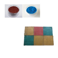 Pabrik menjual besi oksida merah dan kaca warna biru kuning untuk kaca/cat/semen bata