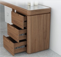 Bois massif frêne 3 tiroirs de coffre de rangement armoires à tiroirs commodes meubles de maison modernes salon décor organisateur