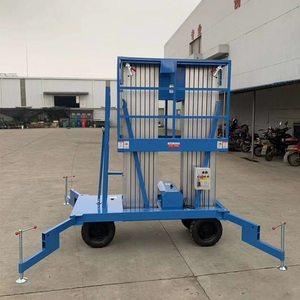 Piattaforma di Sollevamento Verticale Elettrica a Doppio Albero in Alluminio, Capacità 250-300 kg, Altezza 7,8-16 m, per Lavori Aerei - Product Image 3