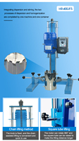 Agitador Dispersor Multifuncional de Alta Viscosidad con Motor sin Escobillas para Productos Químicos, Alimentos y Plásticos, 3L