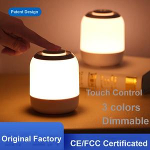 Đèn Bàn Cạnh Giường ngủ xách tay USB-C có thể sạc lại ánh sáng ban đêm cho trẻ em Dimmable mềm mắt-chăm sóc đèn nhỏ lạnh ấm màu trung tính - Product Image 3