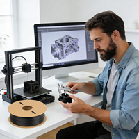 Filamento de Impresión 3D de Fibra de Carbono ASA-CF15, 1 kg, Resistente a la Intemperie, Alta Estabilidad Dimensional, Consumible para Impresoras 3D FDM