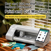 All-in-one TPU hydrogel sticker snijmachine met LCD PC-software voor mobiele telefoons en smartwatches, hoge precisie, 230 mm maximale breedte