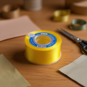 ILAN ริบบิ้นผ้าซาติน 3.8 ม. 25Y สีเหลือง D11 10300 - Product Image 2