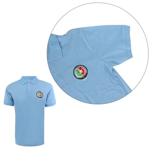 KMS Bán Buôn OEM Nguồn Nhà Máy 100% Cotton Màu Xanh Trang Phục Người Đàn Ông Của Quần Áo Cộng Với Kích Thước Ban Đầu Người Đàn Ông Của Polo Áo Sơ Mi - Product Image 6