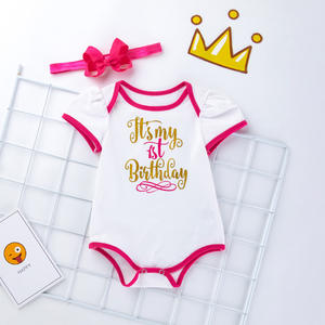 4 Pieces Boutique First Birthday Gift White Bodysuit Pink Fluffy Pettiskirt Baby Girl 1st Birthday Cake Smash Outfit <b>Tutu</b> Dress - Product Image 6