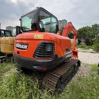 Offre Spéciale : Mini-Excavatrice sur Chenilles d'Occasion Doosan DX60-9c, Faible Nombre d'Heures de Fonctionnement, Excavatrices Doosan 6 Tonnes pour la Construction Routière Urbaine
