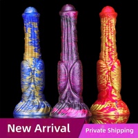 Plug anal réaliste en silicone liquide, sans œufs, couleurs mélangées, 100 % étanche, pour couple, masturbateur pour hommes et femmes