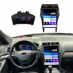 16.2" GPS Navigation Multimedia <b>Player</b> With CarPlay Bluetooth And LCD Dashboard For Ford Explorer 2011-2018 - Product Image 1