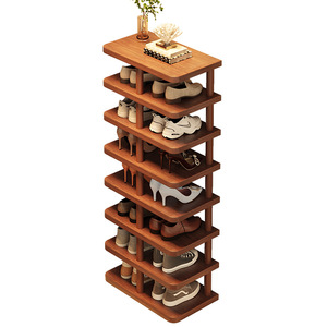 Multi Tiered <b>Shoe</b> <b>Rack</b> Ultra Narrow Space Saving <b>Storage</b> For Sneakers And High Heels Indoor Home Use - Product Image 5