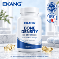 Gélules pour le soutien de la densité osseuse chez l'adulte avec Aquamin Calcium Marin 2000UI, Vitamine D3 & K2 MK7, Magnésium Chélaté, Picolinate de Zinc