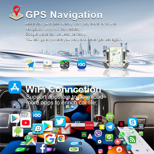 Pour GMC Sierra VIA Vtrux Truck/ Chevrolet Silverado LD 2014- 14,5 pouces Écran IPS Android Autoradio CarPlay GPS Navigation - Product Image 3