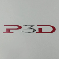Autocollants de transfert de logo en nickel électroformé ultra-mince personnalisés, étiquettes métalliques autocollantes pour l'image de marque des ordinateurs portables