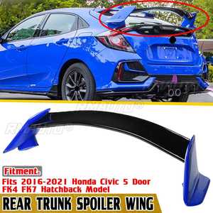 สปอยเลอร์หลังรถยนต์ สำหรับ Honda Civic 5 ประตู FK4 FK7 Hatchback ปี 2016-2021 ชุดแต่งสปอยเลอร์ฝากระโปรงท้าย - Product Image 1
