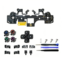 Kit complet de micro-contrôleurs Omron 12 touches, 8 touches, 4 touches pour manette PS5 avec bouton de menu surélevé