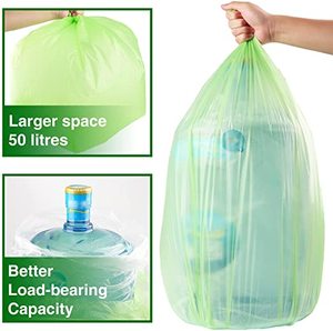 Bolsas de Basura de Polipropileno de Alta Calidad, 100% Biodegradables, Bolsas de Plástico Ecológicas en Rollo - Product Image 5