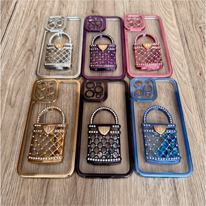 Serrure de décoration de luxe Quicksand Glitter avec étuis de <span class=keywords><strong>t</strong></span>éléphone portable pour iPhone 15 Pro <span class=keywords><strong>Max</strong></span> Girls' Ins TPU Lens Film - Product Image 2