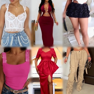 2026 Summer Collection Women's Casual Dresses T-Shirts Pants Wholesale <b>Mixed</b> Packaging Random Delivery Clearance Stock Clothing - Product Image 2