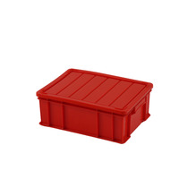 Caisse logistique en plastique durable, résistante aux chocs, empilable, recyclable, industrielle, étanche, forte capacité de charge pour